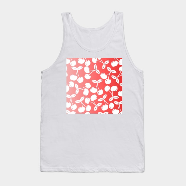 Red Cherry Tank Top by Laradona